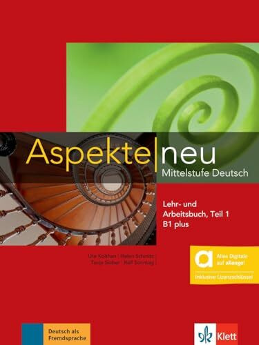 Aspekte neu B1 plus Teil 1 - Hybride Ausgabe allango: Mittelstufe Deutsch. Lehr- und Arbeitsbuch mit Audios Teil 1 inklusive Lizenzschlüssel allango (24 Monate) (Aspekte neu: Mittelstufe Deutsch)