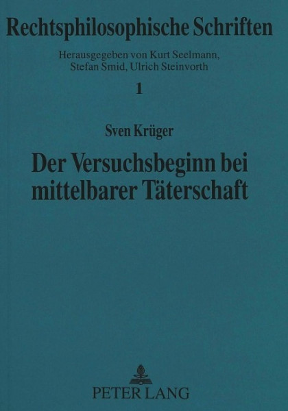 Der Versuchsbeginn bei mittelbarer Täterschaft
