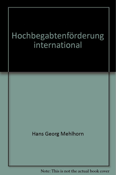 Hochbegabtenförderung international (Bildung und Erziehung. Beihefte)