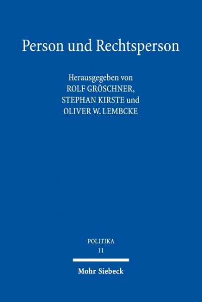 Person und Rechtsperson