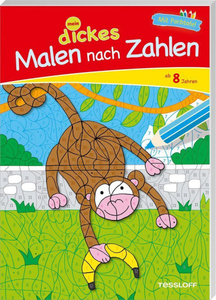 Mein dickes Malen nach Zahlen ab 8 Jahren