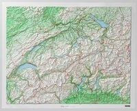 Kunststoffrelief Schweiz 1 : 500 000