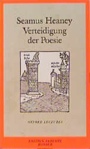 Verteidigung der Poesie: Oxforder Vorlesungen