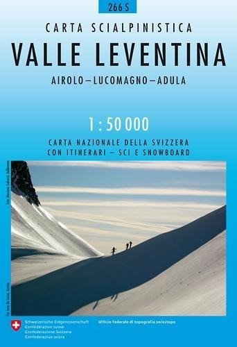 Swisstopo 1 : 50 000 Valle Leventina Ski