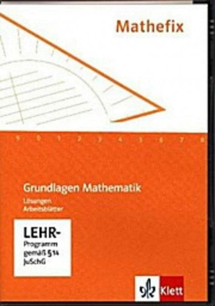 Mathefix. Grundlagen Mathematik: CD-ROM für Lehrende