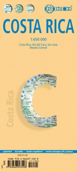 Costa Rica 1 : 650 000