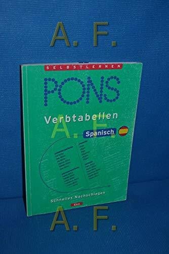 PONS Verbtabellen, Spanisch