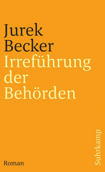 Irreführung der Behörden: Roman (suhrkamp taschenbuch)