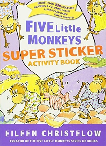 Five Little Monkeys Super Sticker Activity Book (A Five Little Monkeys Story)