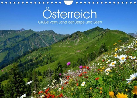 Österreich. Grüße vom Land der Berge und Seen (Wandkalender 2022 DIN A4 quer)