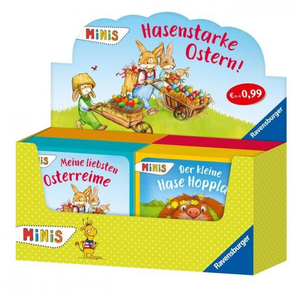 Verkaufs-Kassette "Ravensburger Minis 120 - Hasenstarke Ostern"