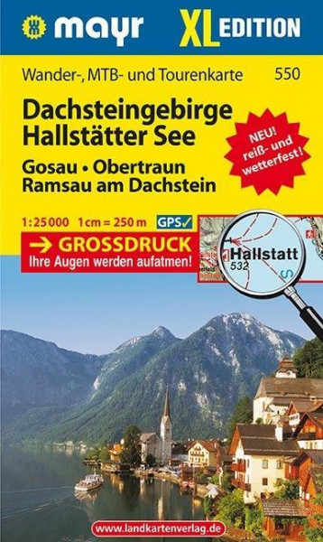 Dachsteingebirge - Hallstätter See XL 1 : 25 000