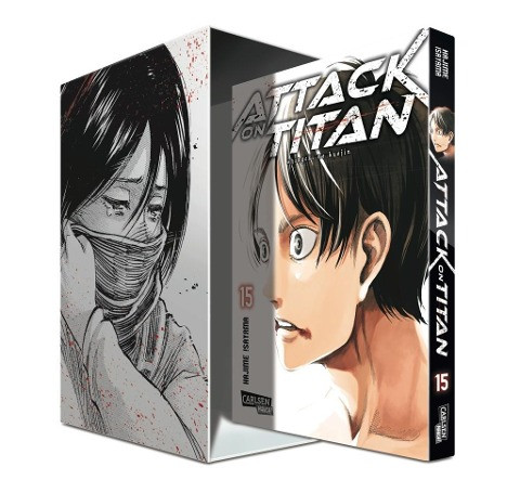 Attack on Titan 15 im Sammelschuber mit Extra