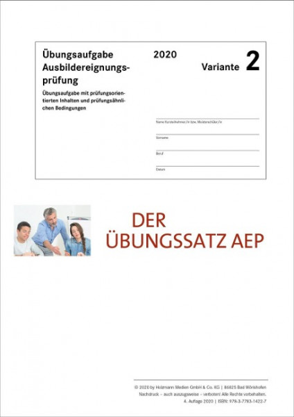 Die Übungssätze Ausbildereignungsprüfung Variante 2