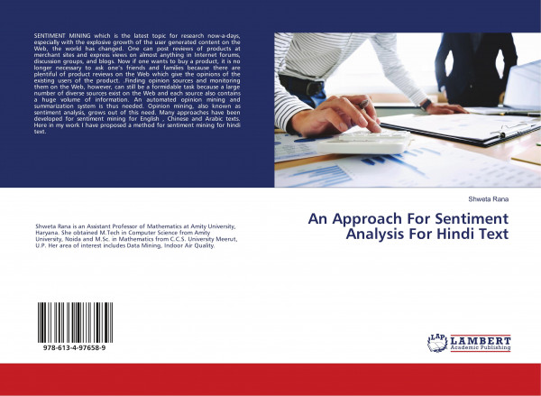An Approach For Sentiment Analysis For Hindi Text