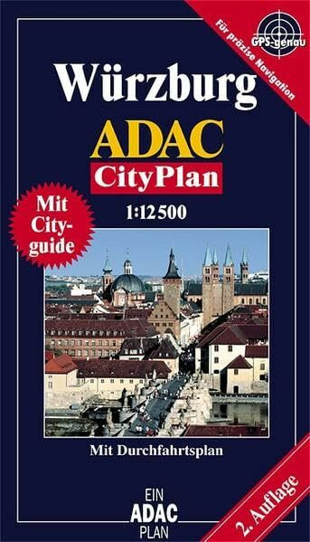 Würzburg: 1:12500. GPS-genau (ADAC Citypläne)