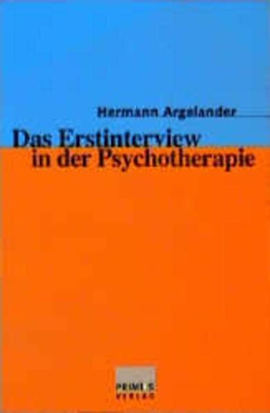 Das Erstinterview in der Psychotherapie