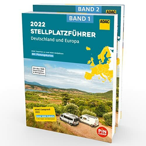 ADAC Stellplatzführer 2022 Deutschland und Europa: Über 6600 Stellplätze - mit mehr als 550 Bauernhöfen und Weingütern (ADAC CampingFührer)