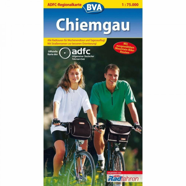 ADFC Regionalkarten, Chiemgau: Alle Radtouren für Wochenendtour und Tagesausflug! Mit Straßennamen zur besseren Orientierung!. Mit ausgew. ... Fahrrad-Club (ADFC-Regionalkarte 1:75000)