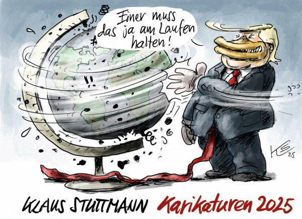 Stuttmann Karikaturen 2025: Die besten Karikaturen des Jahres 2025 von Klaus Stuttmann - Jahresrückblick (Cartoon-Jahresbände: Das beste von Klaus Stuttmann und Heiko Sakurai)
