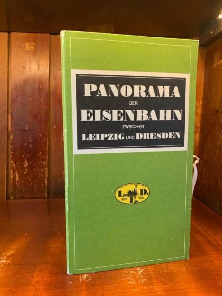 Panorama der Eisenbahn zwischen Leipzig und Dresden