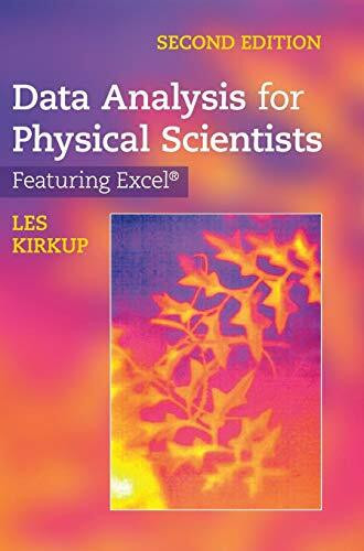 Data Analysis for Physical Scientists: Featuring Excel®
