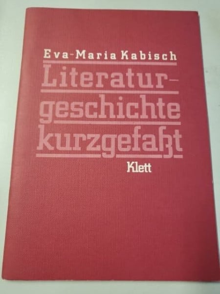 Literaturgeschichte kurzgefaßt