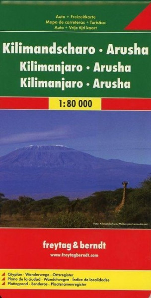 Kilimandscharo - Arusha 1 : 80 000