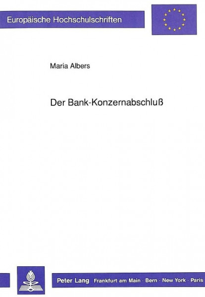 Der Bank-Konzernabschluß