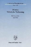 20 Jahre Sächsische Verfassung.