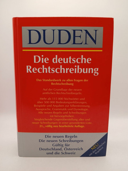Duden Taschenbücher, Bd.26, Die Neuregelung der deutschen Rechtschreibung: Regeln, Kommentar und Wörterverzeichnis
