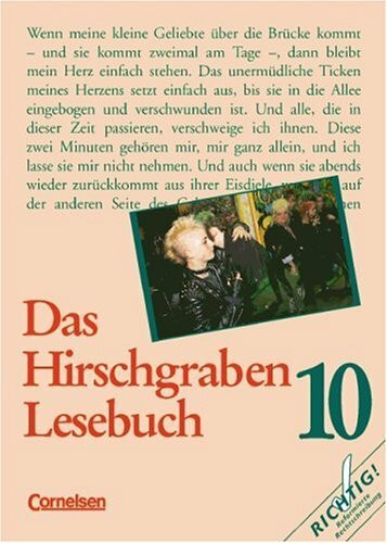 Das Hirschgraben Lesebuch, Allgemeine Ausgabe, Neu, neue Rechtschreibung, 10. Schuljahr