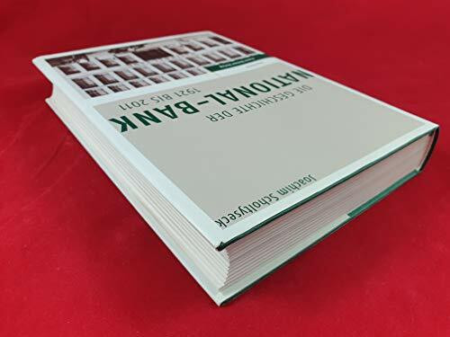 Franz Steiner Verlag Die Geschichte Der National-Bank 1921 Bis 2011