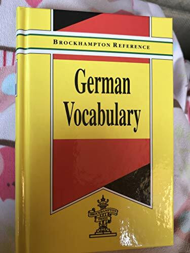 German Vocabulary (Brockhampton Reference Series (Bilingual))