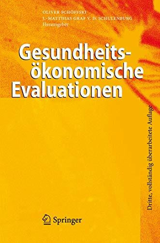 Gesundheitsökonomische Evaluationen (German Edition)