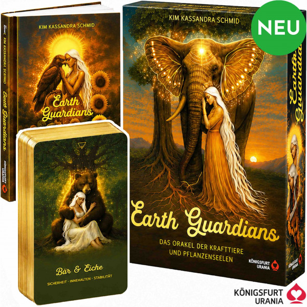 Earth Guardians - Das Orakel der Krafttiere und Pflanzenseelen - 46 farbige Karten, 172-seitiges farbiges Booklet: Dein innerer Kompass