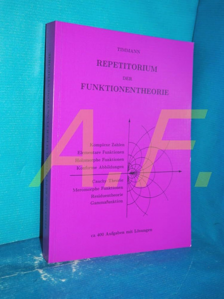 Repetitorium der Funktionentheorie