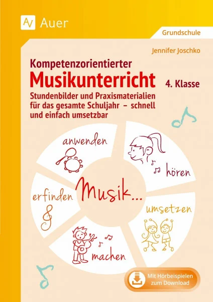 Kompetenzorientierter Musikunterricht 4. Klasse: Stundenbilder und Praxismaterialien für das gesamte Schuljahr - schnell und einfach umsetzbar (Kompetenzorientierter Unterricht Grundschule)