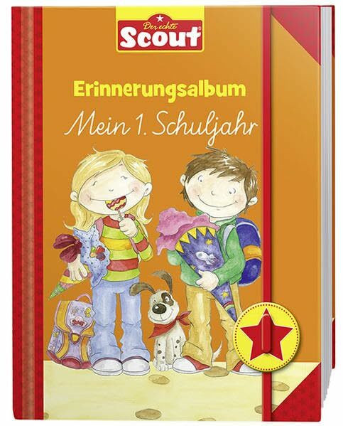 Scout Erinnerungsalbum (orange): Mein 1. Schuljahr