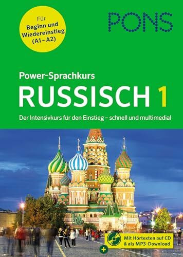 PONS Power-Sprachkurs Russisch für Anfänger: Der Intensivkurs mit Buch, CD und Online-Tests