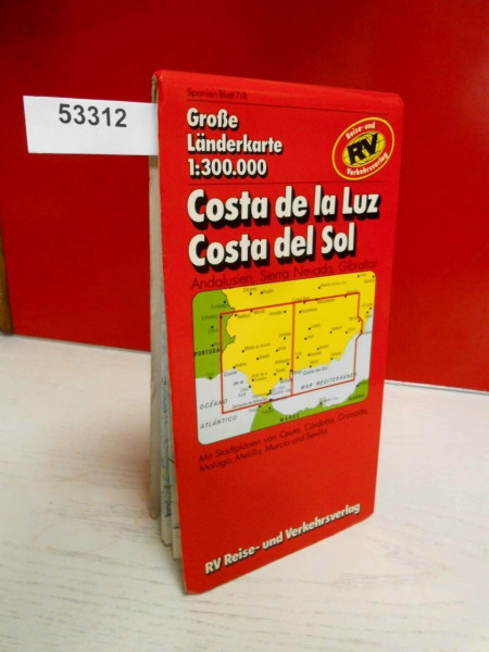 RV Euro-Regionalkarte 1:300 000 Costa del Sol - Andalusien - Costa de la Luz