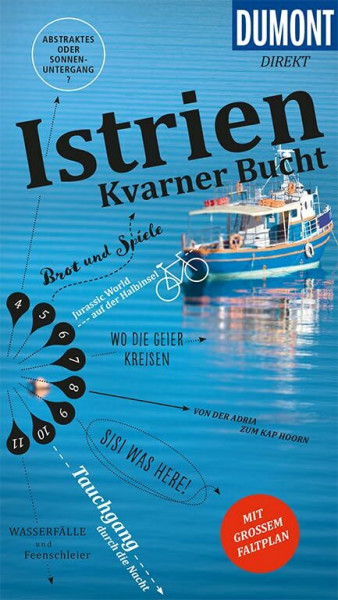 DuMont direkt Reiseführer Istrien, Kvarner Bucht: Mit großem Faltplan
