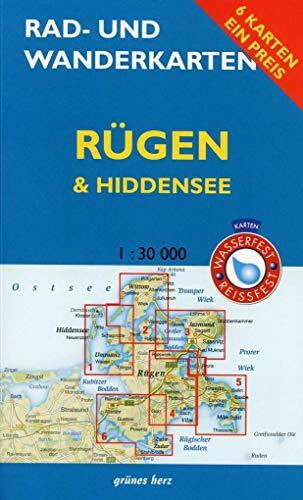 Rad- und Wanderkarten-Set: Rügen & Hiddensee: (Wasser- und reißfeste Karten)