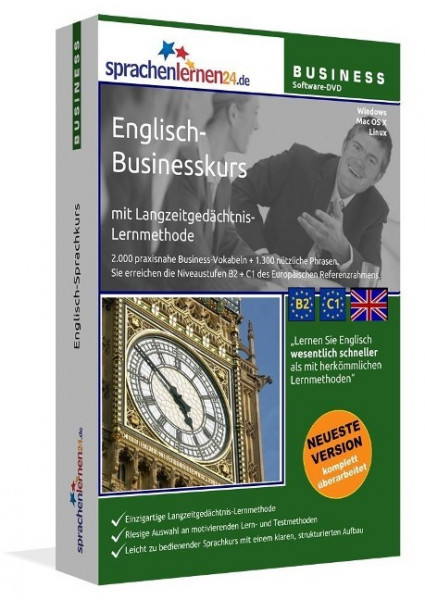 Sprachenlernen24.de Englisch-Businesskurs Software