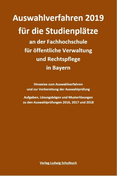 Auswahlverfahren 2021 für die Studienplätze an der Hochschule für den öffentlichen Dienst in Bayern