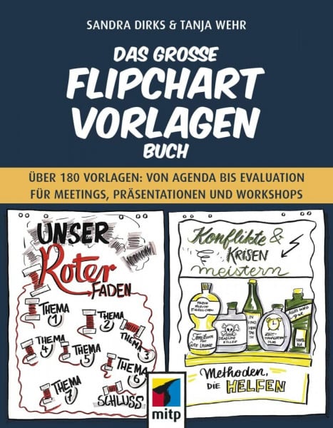 Das große Flipchart-Vorlagen-Buch: Über 180 Vorlagen von Agenda bis Evaluation für Meetings, Präsentationen und Workshops (mitp Business)