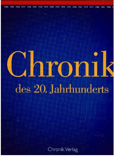 Chronik des 20. Jahrhunderts