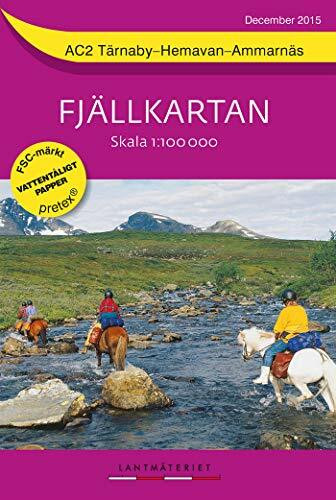 Fjällkartan 1 : 100 000 AC2 Tärnaby - Hemavan - Ammarnäs Bergwanderkarte