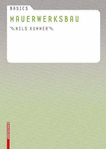 Mauerwerksbau (Basics)