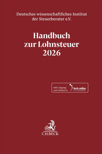 Handbuch zur Lohnsteuer 2026. LSt 2026 (Schriften des Deutschen wissenschaftlichen Instituts der Steuerberater e.V.)
